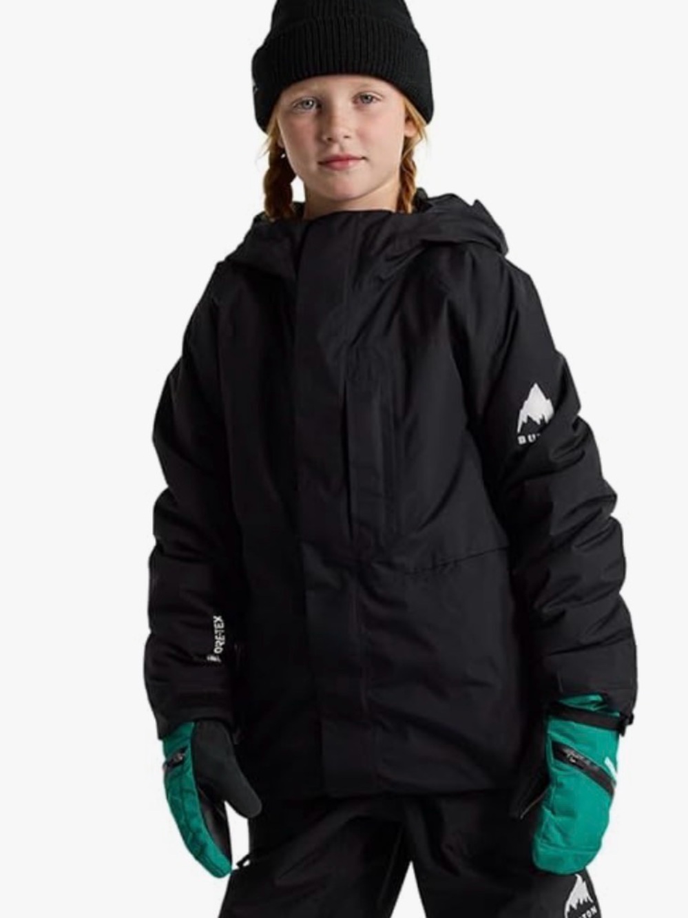 Burton Kids' Black Waterproof Hooded Jacket